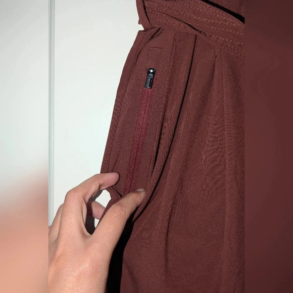 Maroon Paperboy Pant Athleta Size 12 Skyline Pant II - Picture 4 of 5